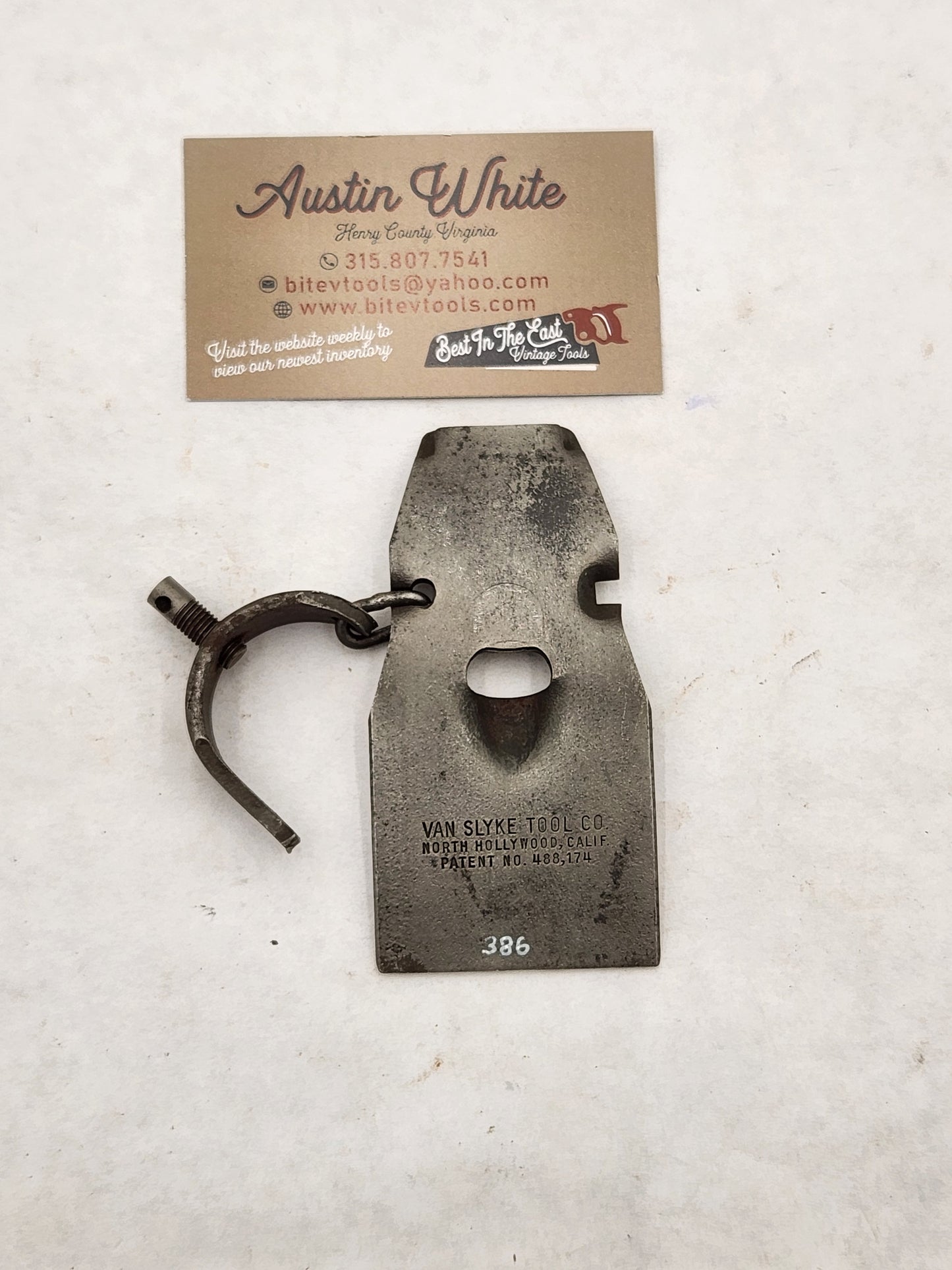 VAN SLYKE Adze attachment