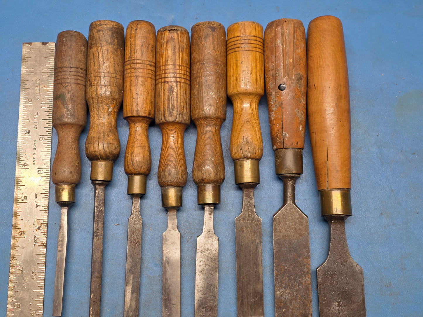 8 Marples Firmer Chisels