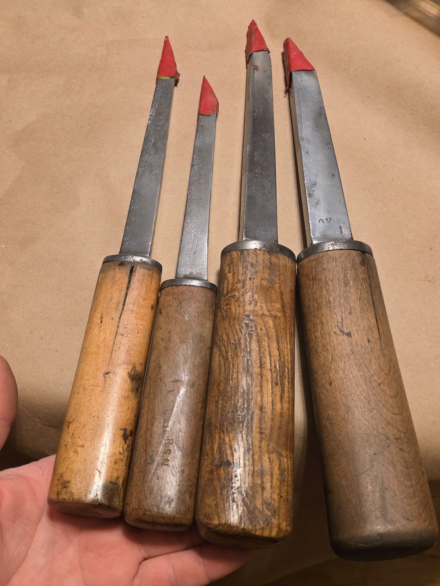 Pig sticker mortice chisel set
