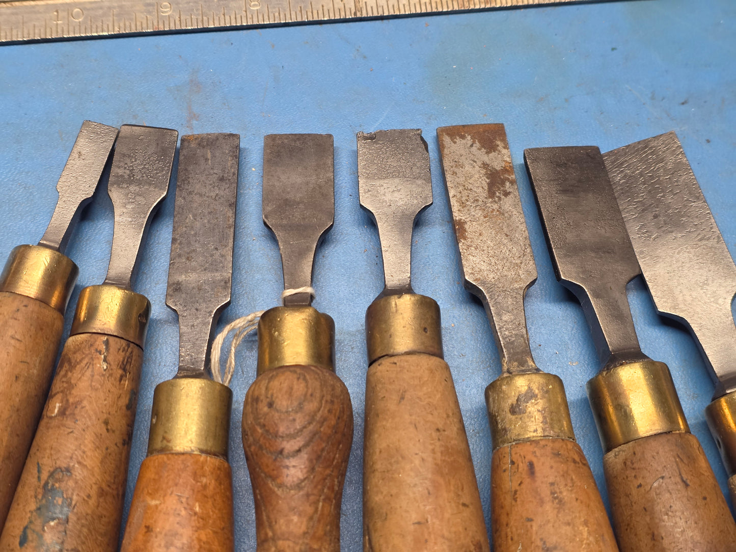 8 Small Marples "Butt" Chisels