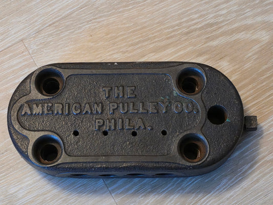 The American Pulley Co Mortice Plates