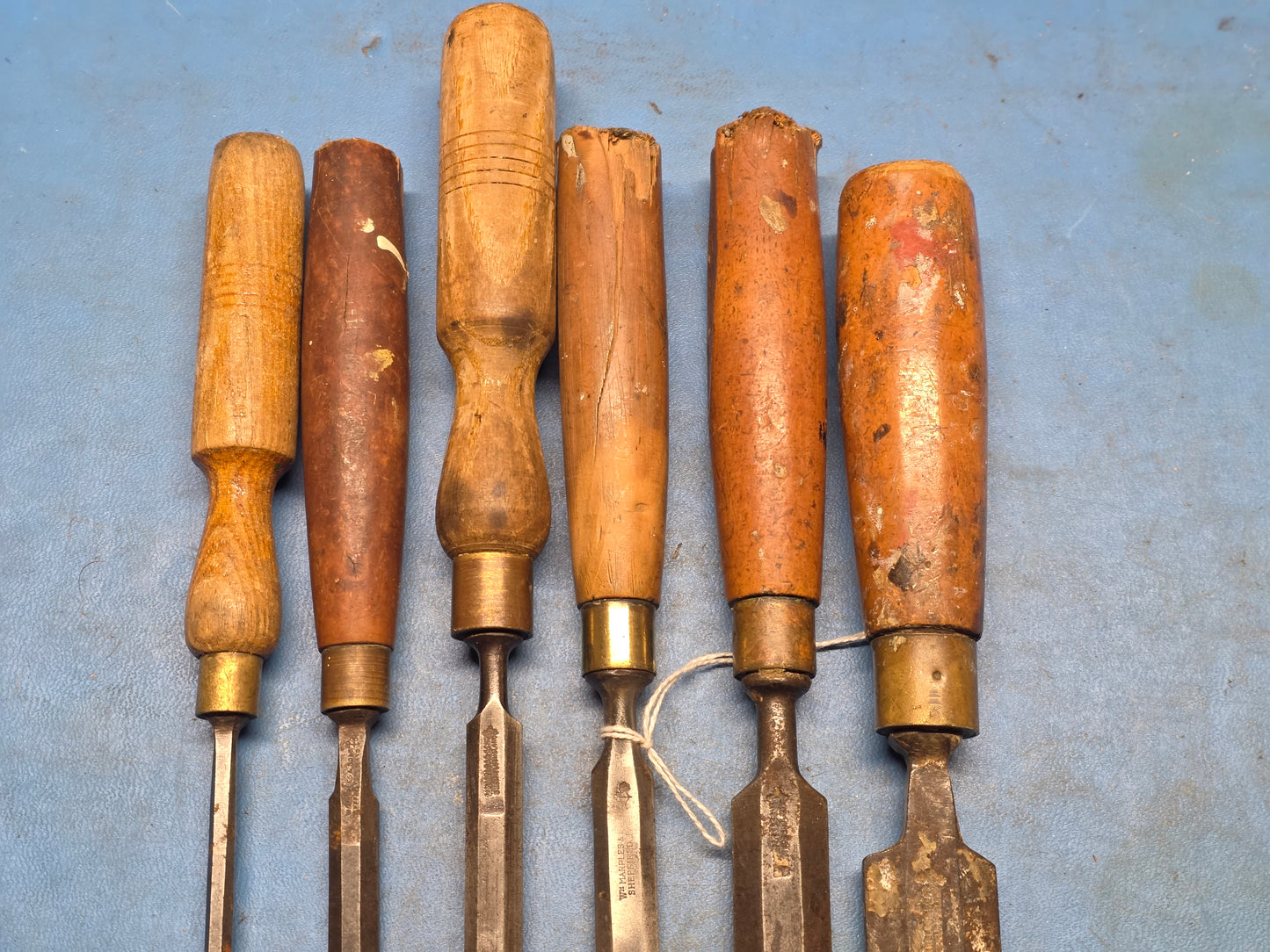 6 Marples Dovetail Bevel Chisels