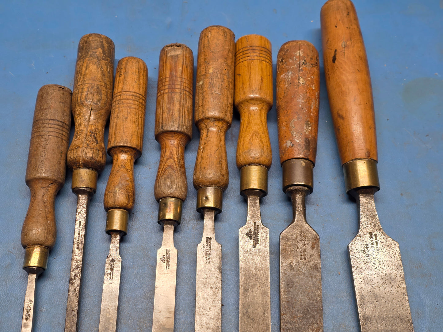 8 Marples Firmer Chisels