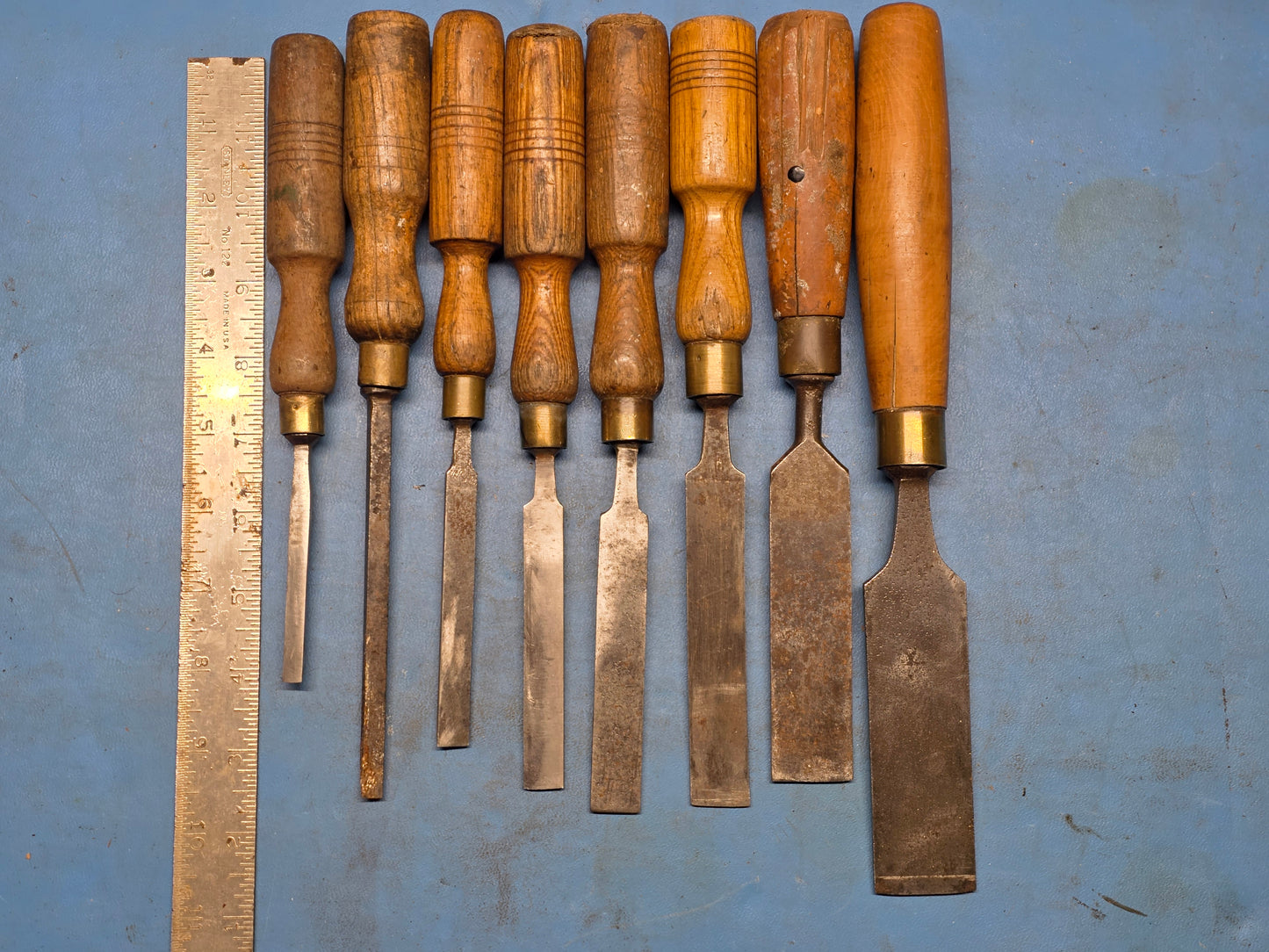 8 Marples Firmer Chisels