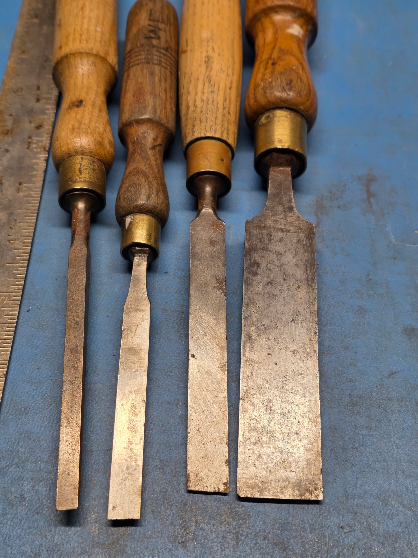 4 Marples Firmer Chisels
