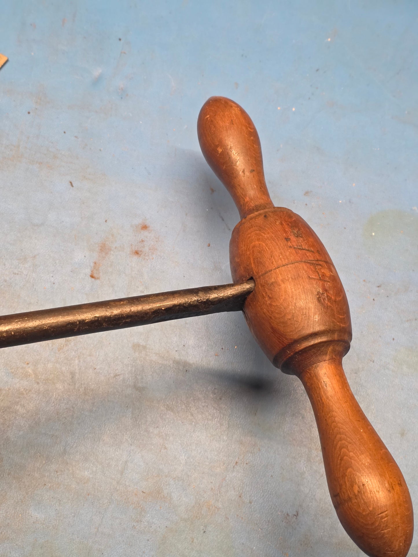 Early M. Bachman 13/16 T Handle Auger