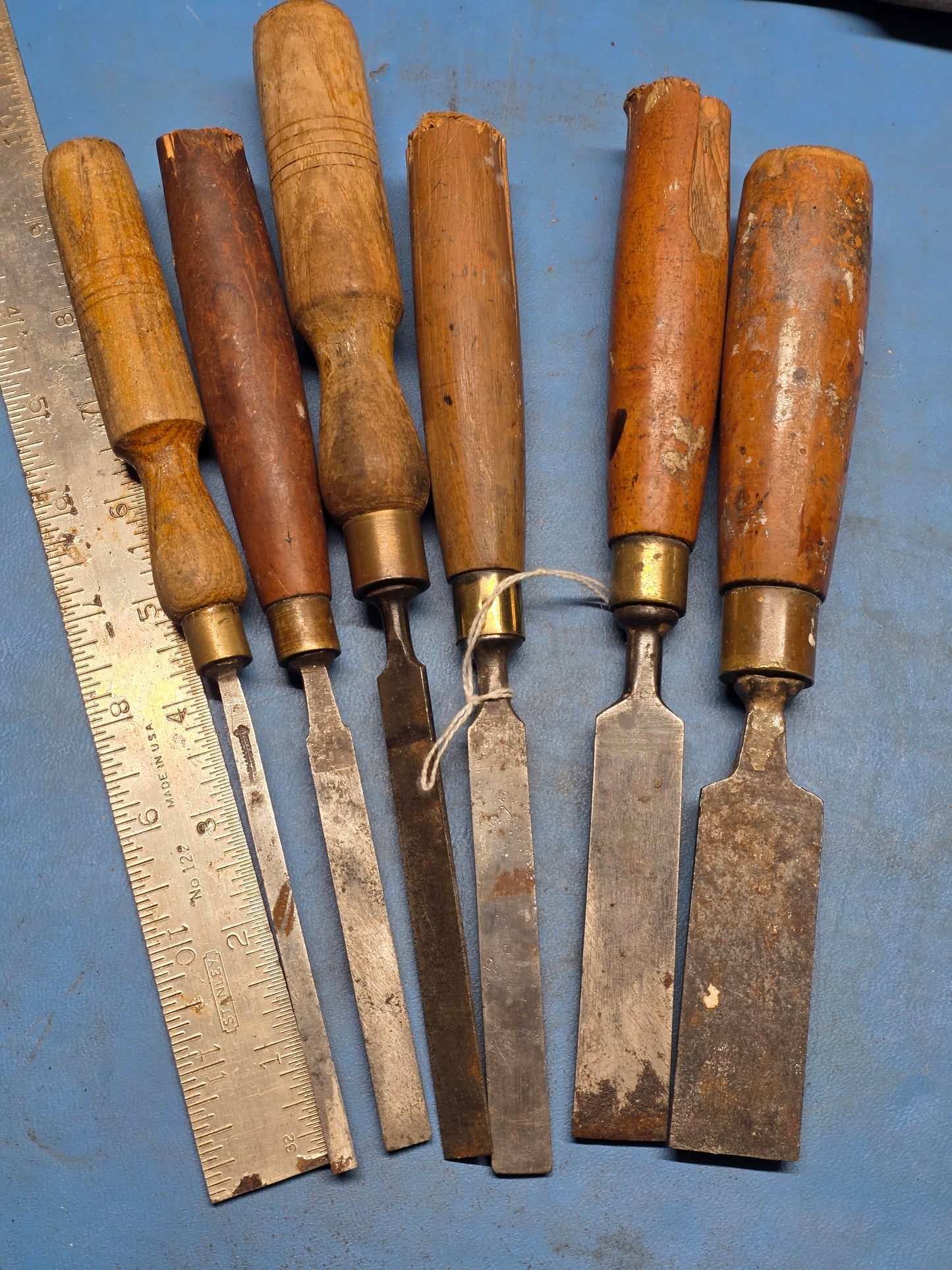 6 Marples Dovetail Bevel Chisels
