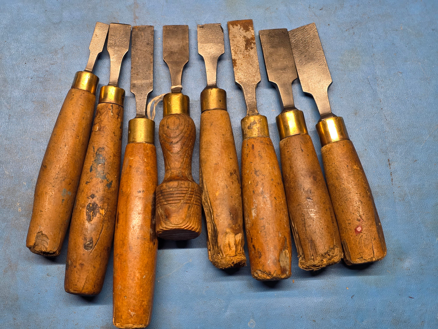 8 Small Marples "Butt" Chisels