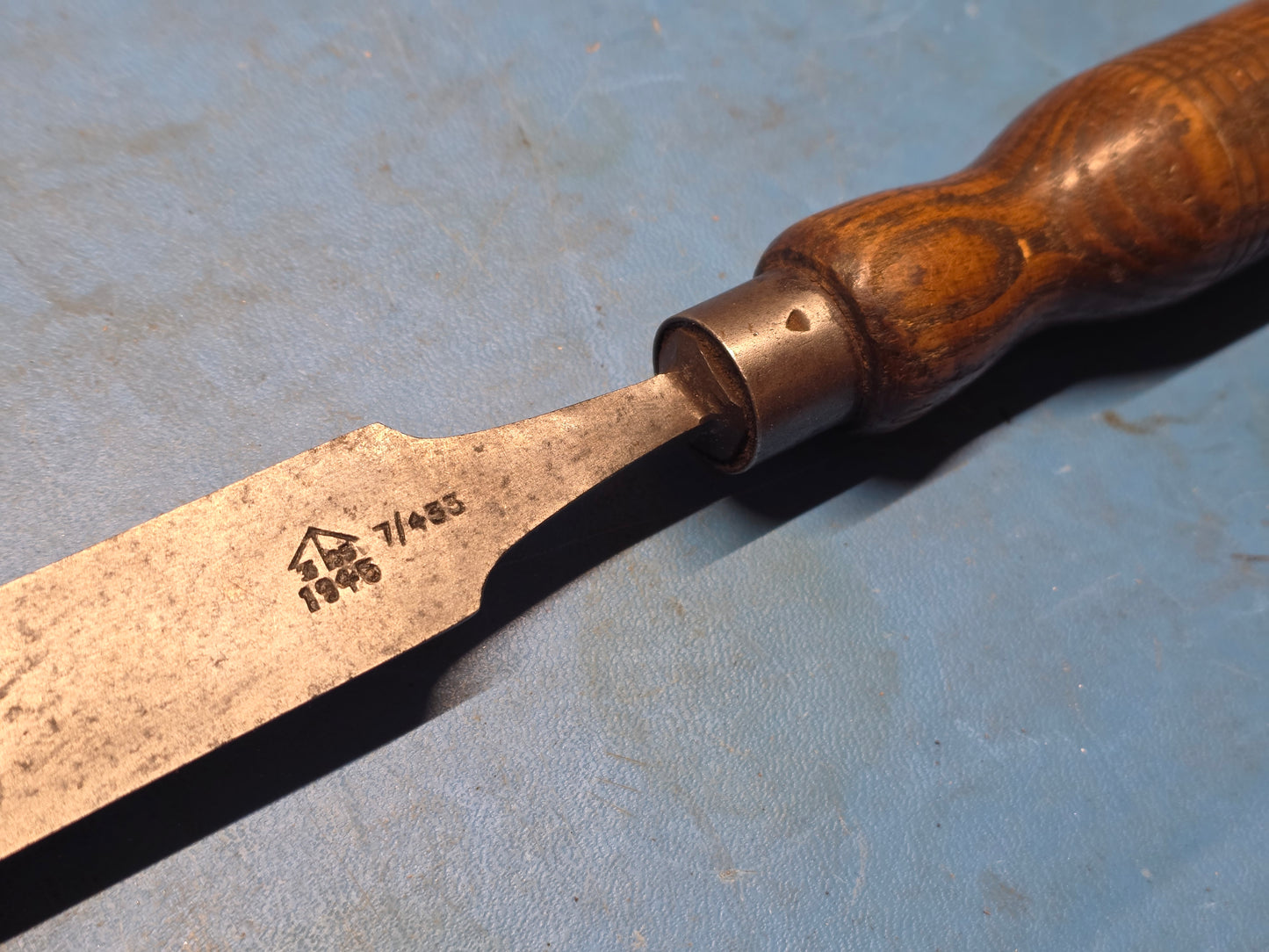 1" British Army "marples" dovetail bevel chisel
