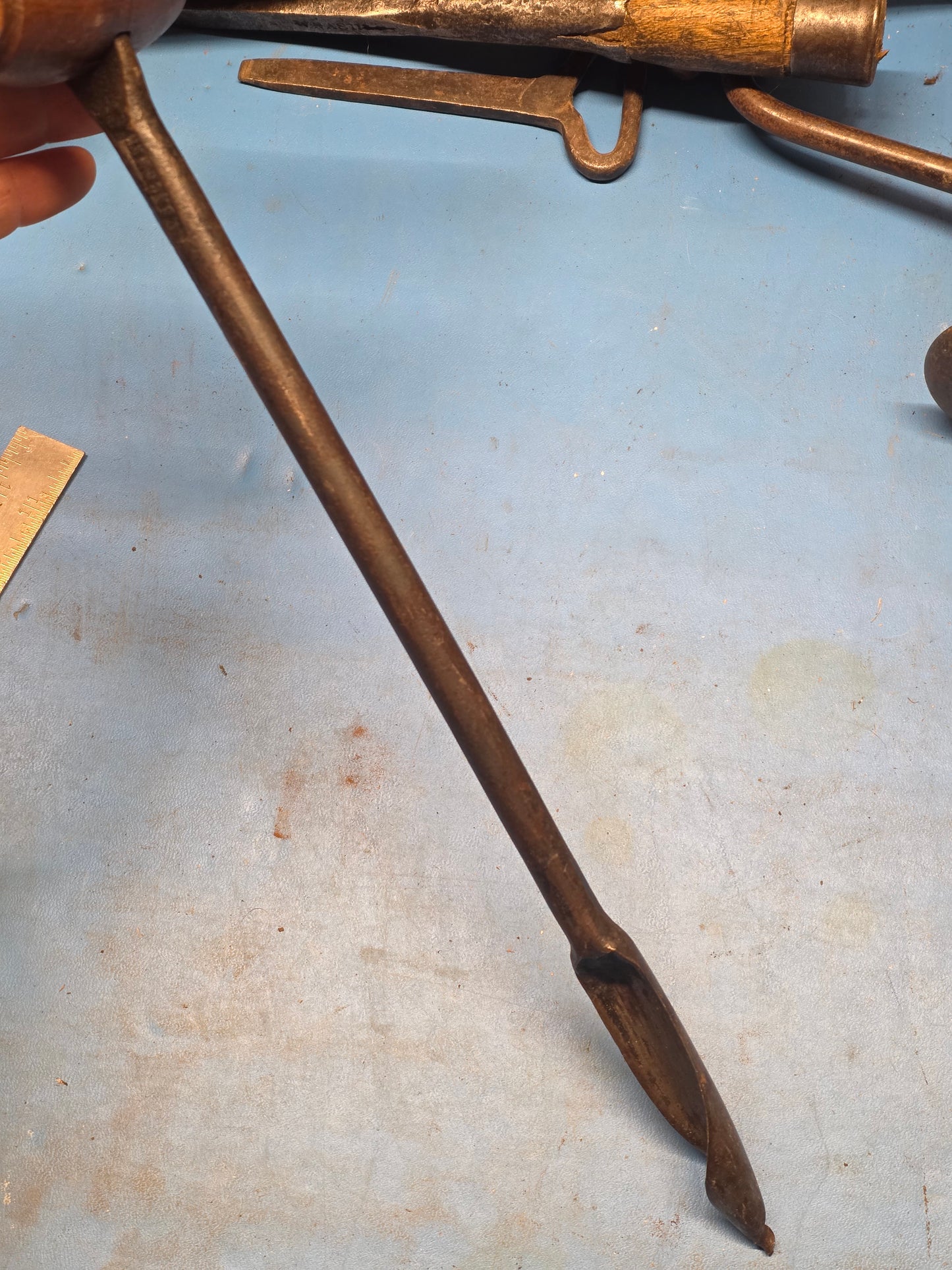 Early M. Bachman 13/16 T Handle Auger