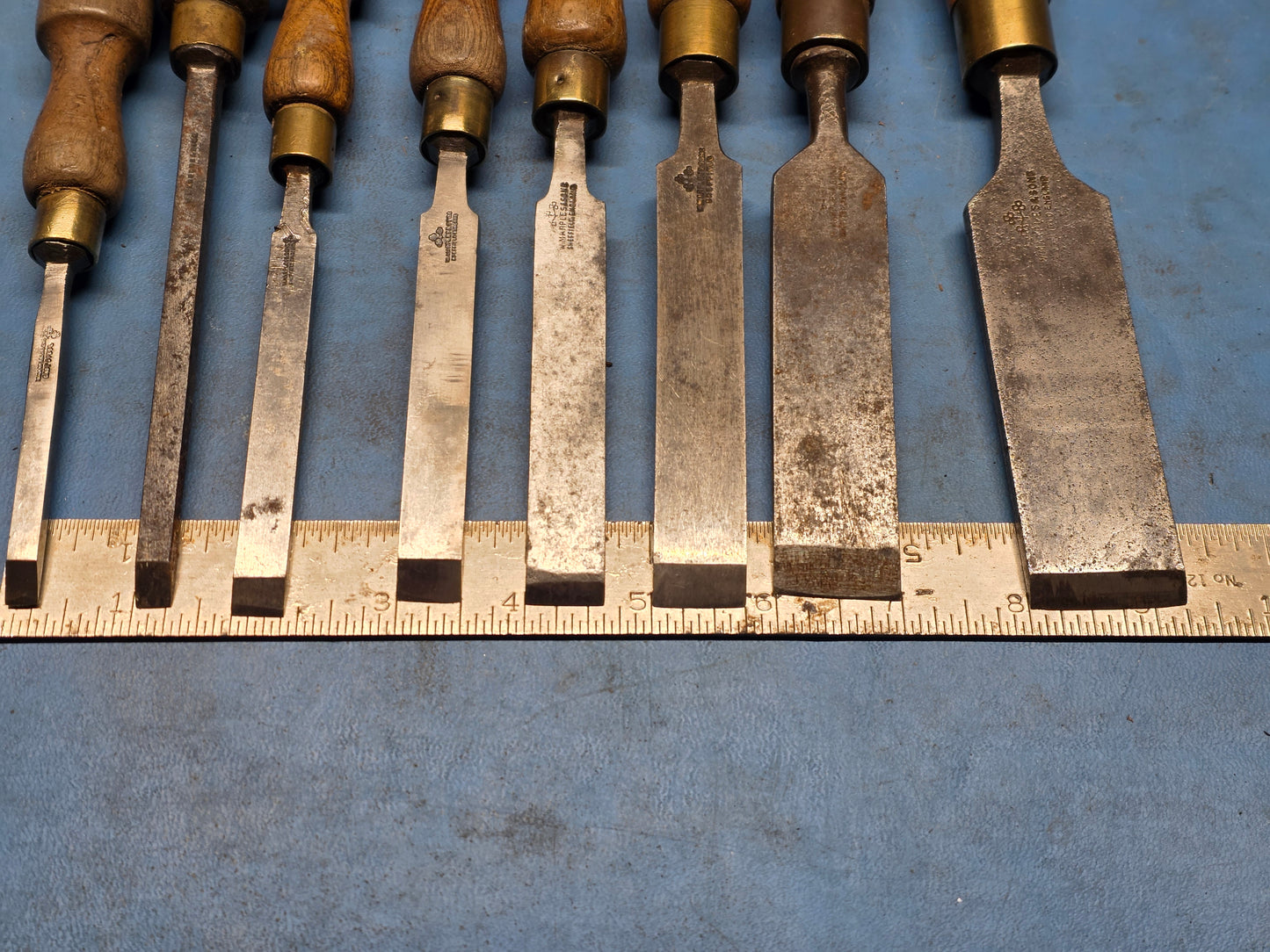 8 Marples Firmer Chisels